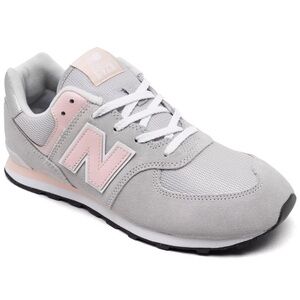 New Balance Women's Gray and Pink Sneakers Size 6